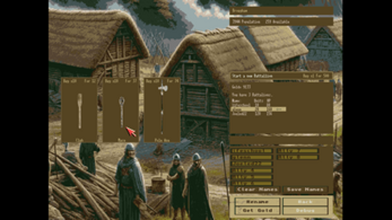 King Arthur's Campaign (Amiga) screenshot