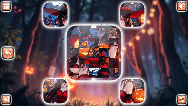 Lovely Anime Puzzle: Halloween screenshot