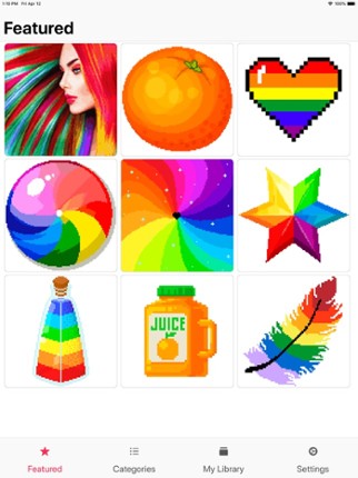Multi Color by number screenshot