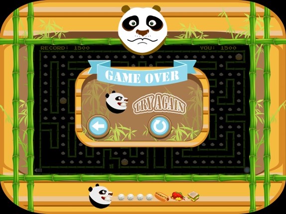Pac Panda - kung fu man and monsters in 256 endless arcade maze Image