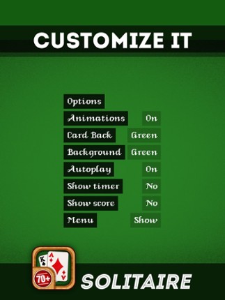 Solitaire 70+ Free Card Games in 1 Ultimate Classic Fun Pack : Spider, Klondike, FreeCell, Tri Peaks, Patience, and more for relaxing screenshot