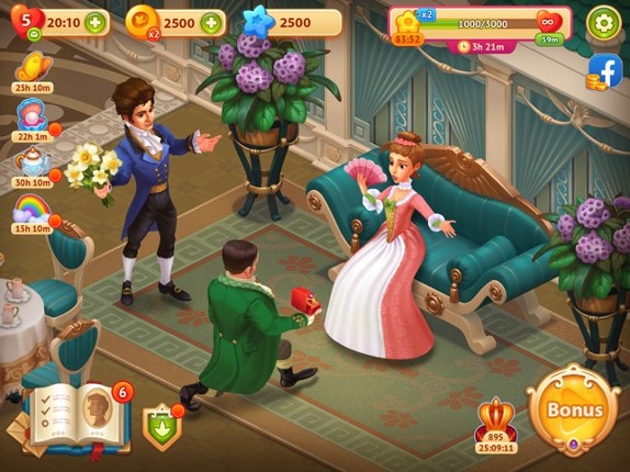 Storyngton Hall: Match 3 games screenshot