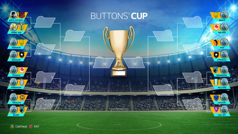Super Button Soccer screenshot