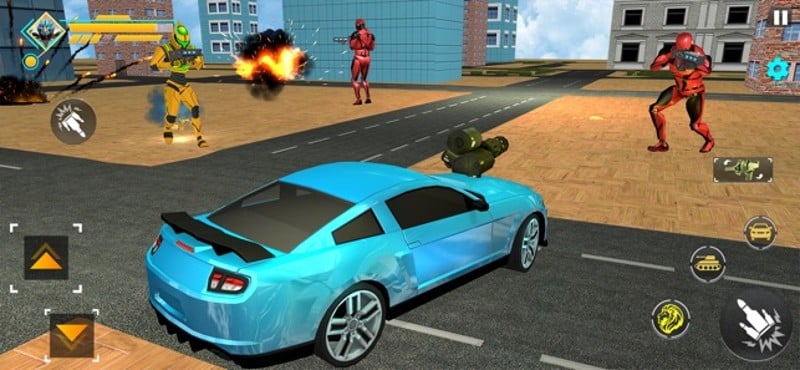 Superhero Robot Alien Rescue screenshot