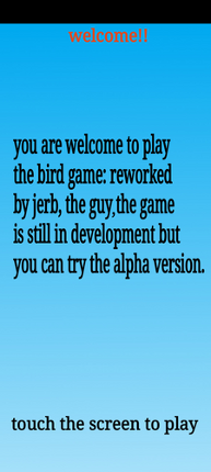the bird game (reworked) screenshot