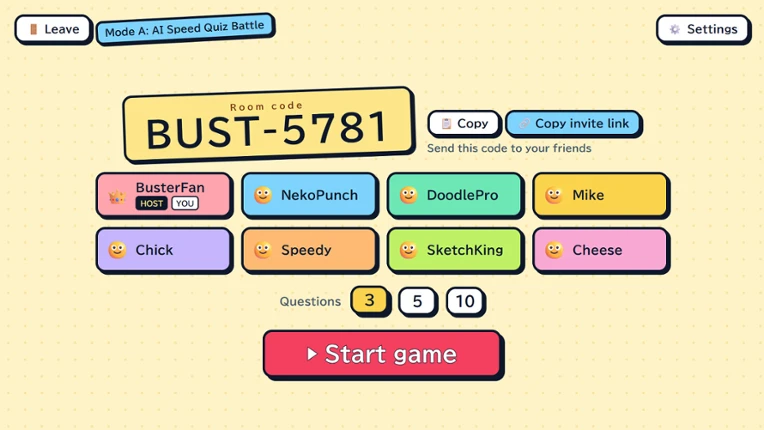 AIお絵描きバスター / AI Quick Draw Buster screenshot