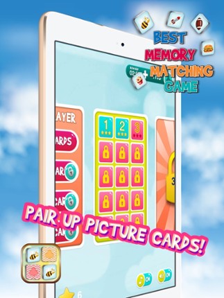 Best Memory Matching Game – Brain Train with Picture Card Pair.s for Kids and Adults screenshot