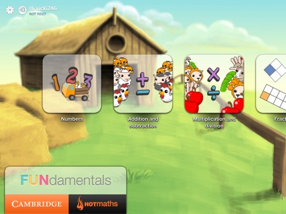 CambrigeHOTmaths FUNdamentals screenshot