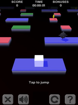 Cube Jump. 3D platforms screenshot