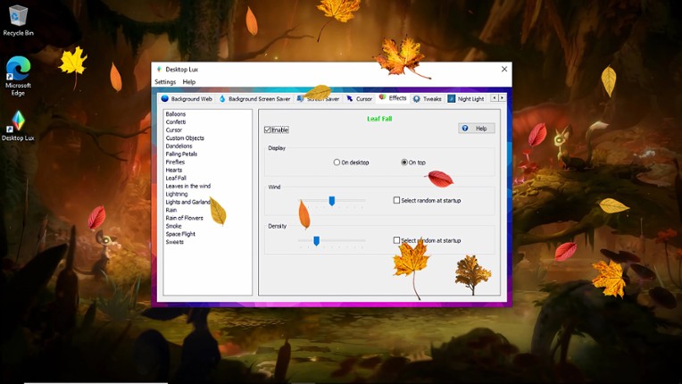 Desktop Lux screenshot