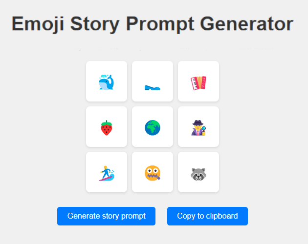 Games like Emoji Story Prompt