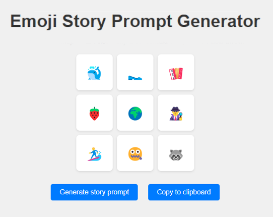 Emoji Story Prompt Game Cover