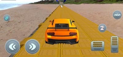 Fearless Racing Car Stunts Image