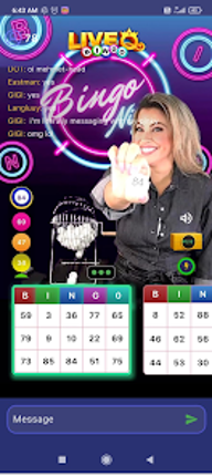 Live Q Bingo Real Host+Tumbler Image
