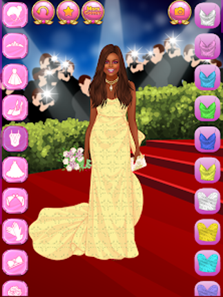 Red Carpet Dress Up Girls Game Image
