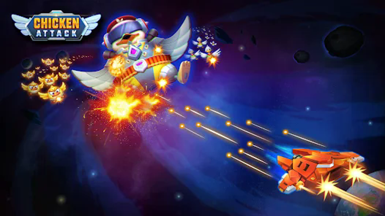 Chicken Attack: Galaxy Shooter screenshot