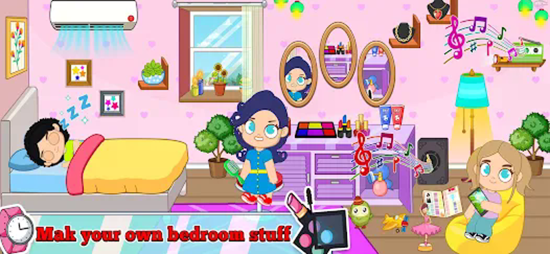 Pretend My Doll House Cleaning Image