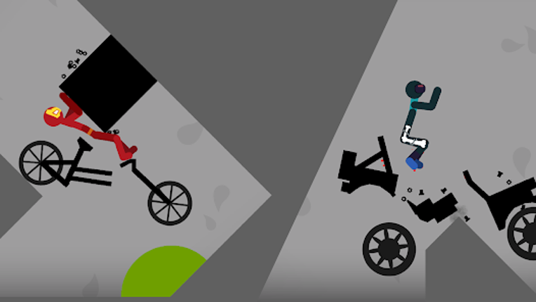 Fly Stickman Dismounting screenshot