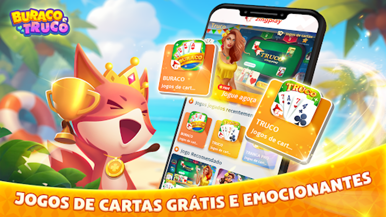 Buraco e Truco Zingplay screenshot