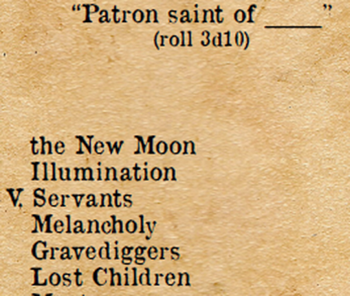 Ringwood's Guide to Saints of the Third Age Image