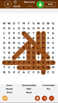 Giant Bible Word Search Pro screenshot