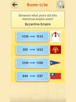History Game screenshot