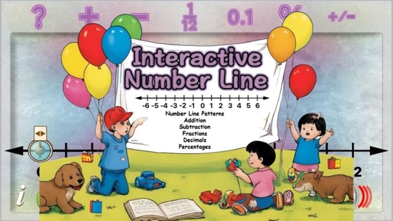 Interactive Number Line screenshot