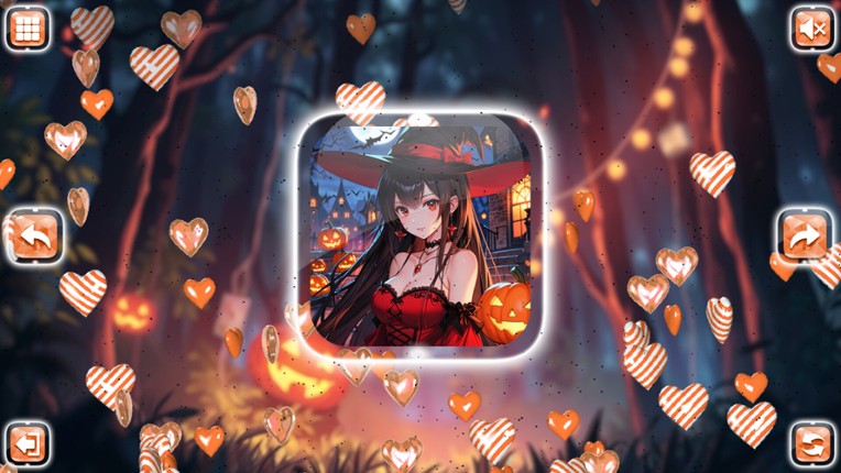 Lovely Anime Puzzle: Halloween screenshot