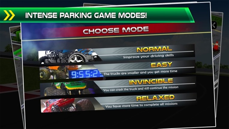 Monster Truck Parking Simulator - 3D Car Bus Driving & Racing Games screenshot