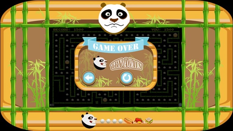 Pac Panda - kung fu man and monsters in 256 endless arcade maze Image