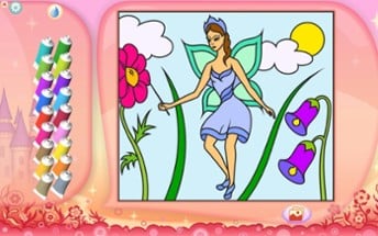 Princess Coloring Book + Image