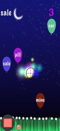 Rhyming Words Target Shooting screenshot