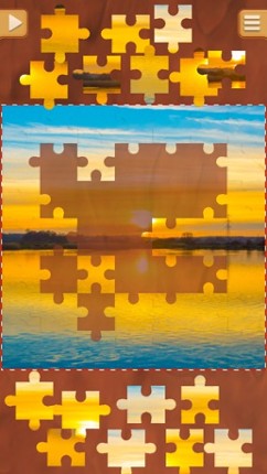 Sunset Puzzle Game - Nature Picture Jigsaw Puzzles Image