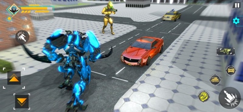 Superhero Robot Alien Rescue screenshot