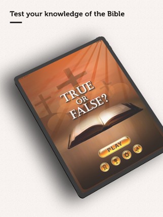 True or False? - Bible Quiz screenshot