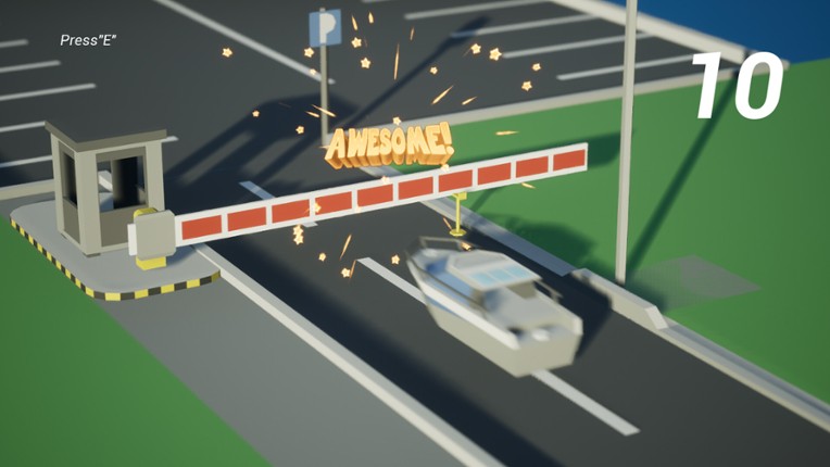 我，停车场的杆？ Me, the parking lot pole? screenshot