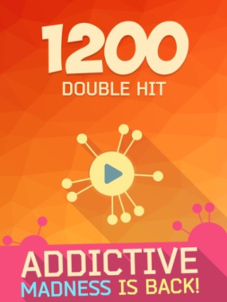 1200: Double Hit - Two Color Dots Addictive Puzzle screenshot