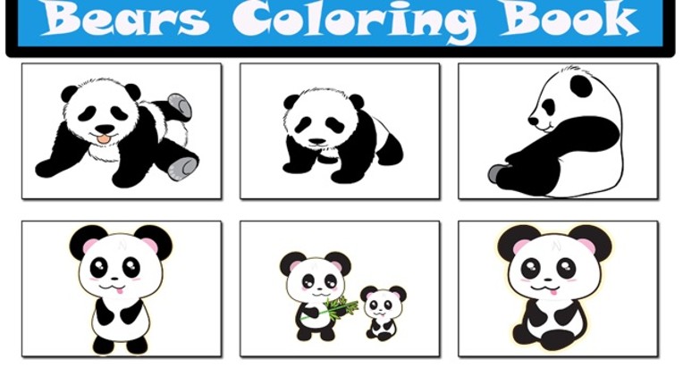 Bear Coloring Book Suitable For Toddlers screenshot