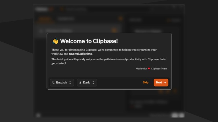 Clipbase - Clipboard History Manager screenshot