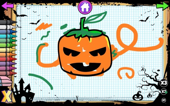 Color Objects Kids Halloween screenshot