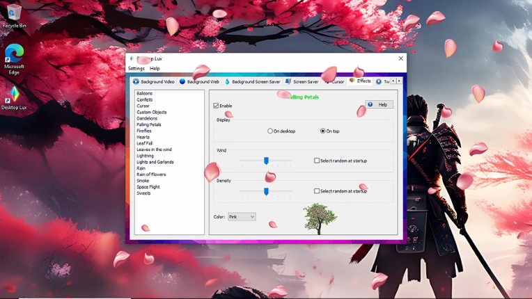 Desktop Lux screenshot