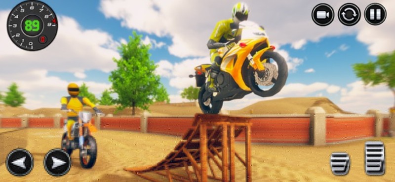 Dirt Bike Rider Stunt Games 3D screenshot