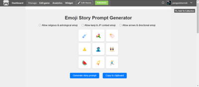 Emoji Story Prompt Image