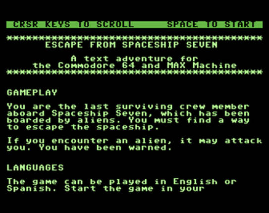 Escape From Spaceship Seven screenshot