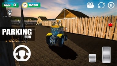 Farming Tractor Parking School Image