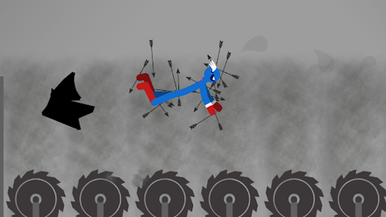 Fly Stickman Dismounting screenshot