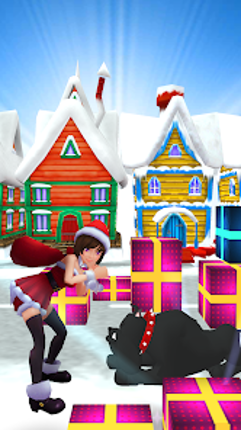 Santa Girl Run screenshot