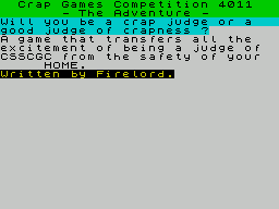 Games like CSSCGC- Crap Games Competition- The Adventure 4011