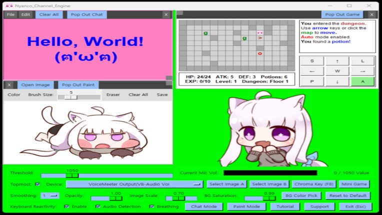 Nyanco Channel Engine screenshot