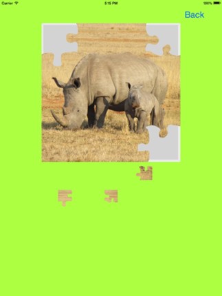 Safari Animals Jigsaw Puzzles screenshot